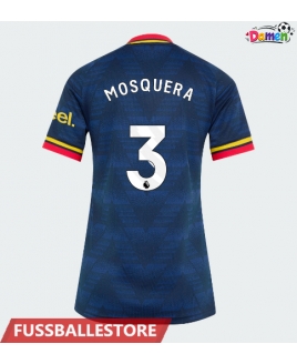 Günstige Arsenal Cristhian Mosquera #3 Auswärtstrikot Damen 2026-27 Kurzarm